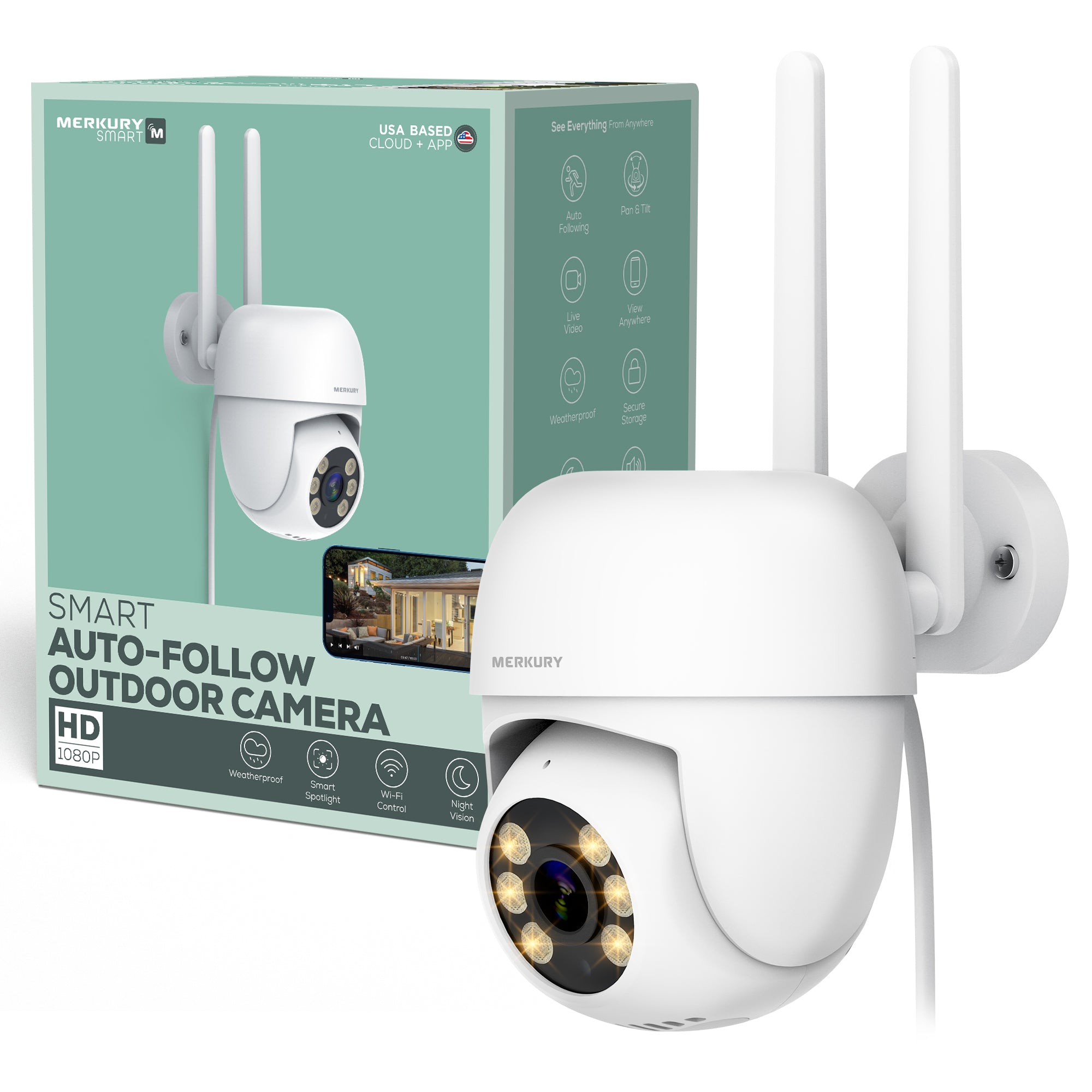 Smart Outdoor PTZ Cam (Plug-in)