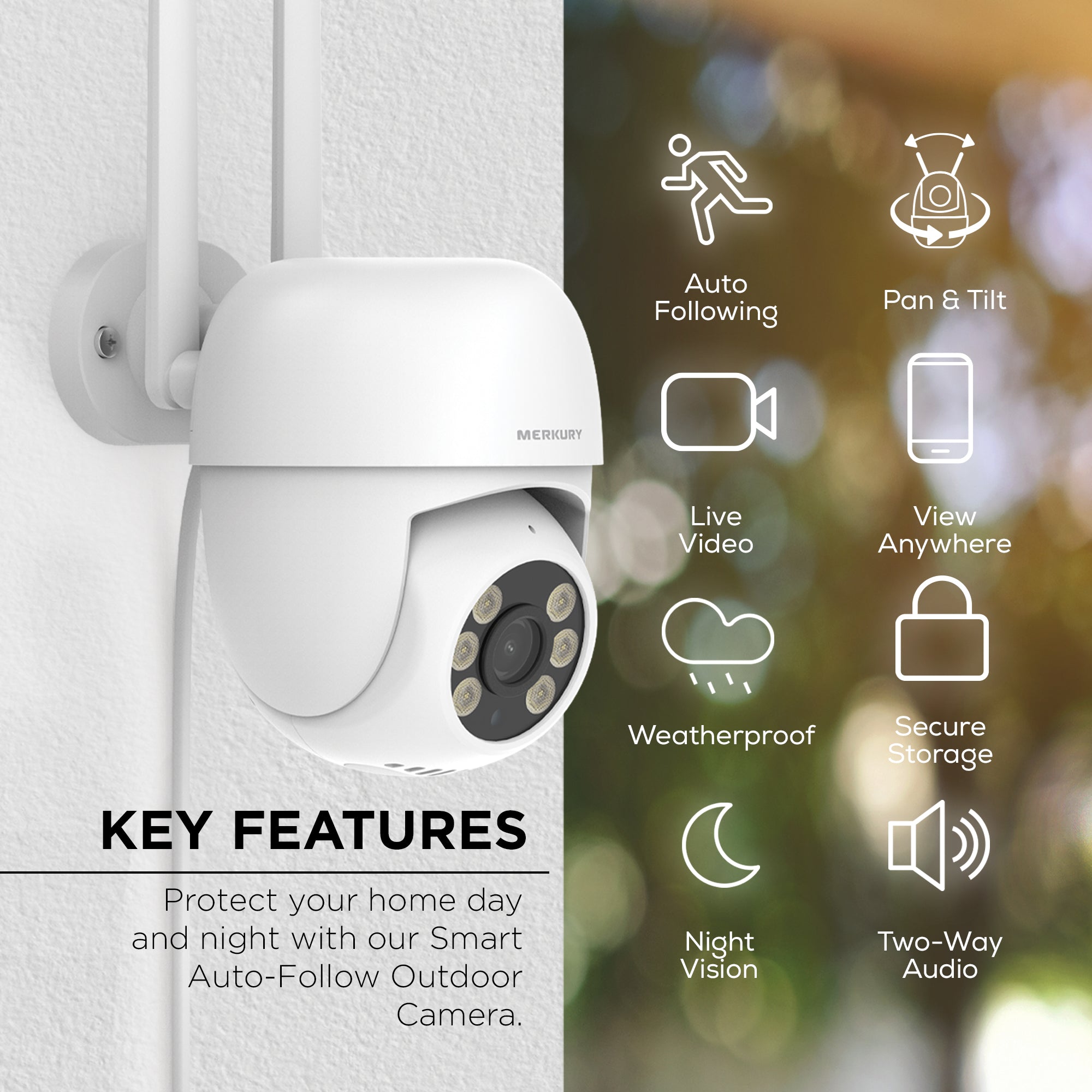 Smart Outdoor PTZ Cam (Plug-in)